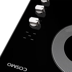 Cosmo 36" Electric Ceramic Glass Cooktop with 5 Burners, Dual Zone Elements, Hot Surface Indicator Light and Control Knobs - COS-365ECC - The Home Selection