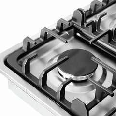 Cosmo 36" Gas Cooktop in Stainless Steel with 6 Italian Made Burners - COS-DIC366 - The Home Selection