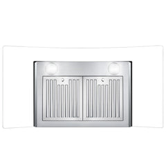 Cosmo 4 Piece, 36″ Range 36″ Range Hood 24″ Dishwasher & Refrigerator - COS-4PKG-224 - The Home Selection