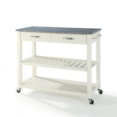 Crosley 43 Inch Granite Top Kitchen Prep Cart - KF30053 - The Home Selection