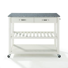Crosley 43 Inch Granite Top Kitchen Prep Cart - KF30053 - The Home Selection
