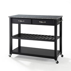Crosley 43 Inch Granite Top Kitchen Prep Cart - KF30053 - The Home Selection