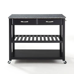 Crosley 43 Inch Granite Top Kitchen Prep Cart - KF30053 - The Home Selection