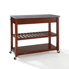 Crosley 43 Inch Granite Top Kitchen Prep Cart - KF30053 - The Home Selection