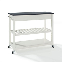Crosley 43 Inch Granite Top Kitchen Prep Cart - KF30054 - The Home Selection