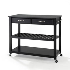 Crosley 43 Inch Granite Top Kitchen Prep Cart - KF30054 - The Home Selection