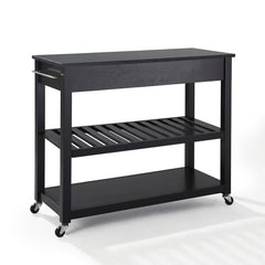 Crosley 43 Inch Granite Top Kitchen Prep Cart - KF30054 - The Home Selection