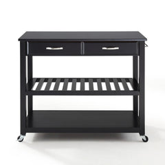 Crosley 43 Inch Granite Top Kitchen Prep Cart - KF30054 - The Home Selection
