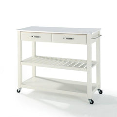 Crosley 43 Inch Granite Top Kitchen Prep Cart - KF30056 - The Home Selection