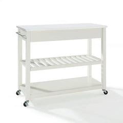 Crosley 43 Inch Granite Top Kitchen Prep Cart - KF30056 - The Home Selection