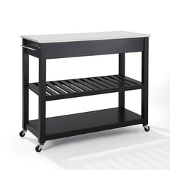 Crosley 43 Inch Granite Top Kitchen Prep Cart - KF30056 - The Home Selection