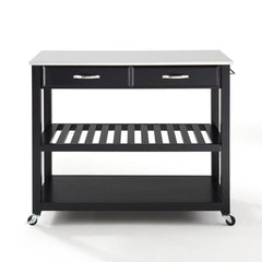 Crosley 43 Inch Granite Top Kitchen Prep Cart - KF30056 - The Home Selection