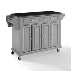 Crosley 51.50 Inch Full Size Granite Top Kitchen Cart - KF30004E - The Home Selection