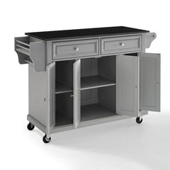 Crosley 51.50 Inch Full Size Granite Top Kitchen Cart - KF30004E - The Home Selection