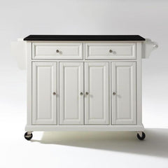 Crosley 51.50 Inch Full Size Granite Top Kitchen Cart - KF30004E - The Home Selection