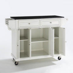 Crosley 51.50 Inch Full Size Granite Top Kitchen Cart - KF30004E - The Home Selection