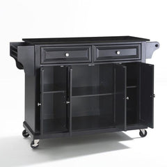 Crosley 51.50 Inch Full Size Granite Top Kitchen Cart - KF30004E - The Home Selection