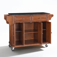 Crosley 51.50 Inch Full Size Granite Top Kitchen Cart - KF30004E - The Home Selection