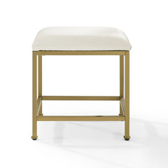 Crosley Aimee 18 Inch Vanity Stool - CF1310-GL - The Home Selection