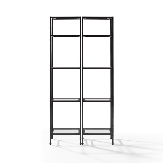 Crosley Aimee 36 Inch 2pc Etagere Set - KF6005 - The Home Selection