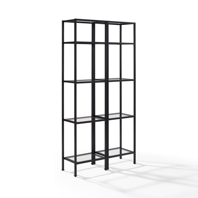 Crosley Aimee 36 Inch 2pc Etagere Set - KF6005 - The Home Selection