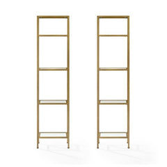 Crosley Aimee 36 Inch 2pc Etagere Set - KF6005 - The Home Selection