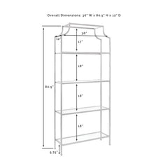 Crosley Aimee 36 Inch Etagere - CF6101 - The Home Selection