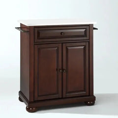 Crosley Alexandria 31 Inch Granite Top Portable Kitchen Island/Cart - KF30020A - The Home Selection