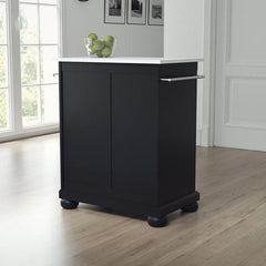 Crosley Alexandria 31 Inch Granite Top Portable Kitchen Island/Cart - KF30020A - The Home Selection