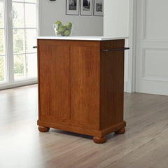 Crosley Alexandria 31 Inch Granite Top Portable Kitchen Island/Cart - KF30020A - The Home Selection
