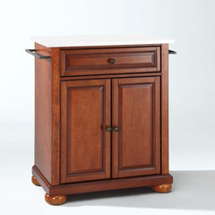 Crosley Alexandria 31 Inch Granite Top Portable Kitchen Island/Cart - KF30020A - The Home Selection