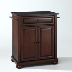 Crosley Alexandria 31 Inch Granite Top Portable Kitchen Island/Cart - KF30024A - The Home Selection