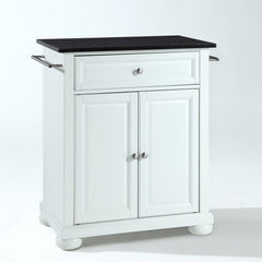 Crosley Alexandria 31 Inch Granite Top Portable Kitchen Island/Cart - KF30024A - The Home Selection