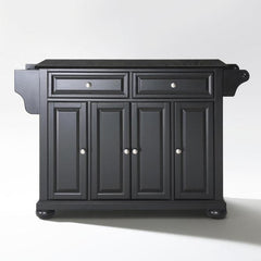 Crosley Alexandria 51.50 Inch Granite Top Full Size Kitchen Island/Cart - KF30004A - The Home Selection
