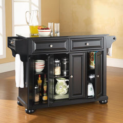Crosley Alexandria 51.50 Inch Granite Top Full Size Kitchen Island/Cart - KF30004A - The Home Selection