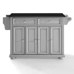 Crosley Alexandria 51.50 Inch Granite Top Full Size Kitchen Island/Cart - KF30204AGY - The Home Selection