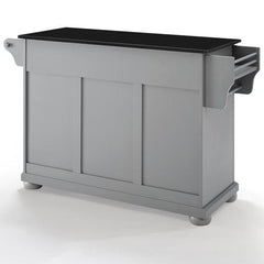 Crosley Alexandria 51.50 Inch Granite Top Full Size Kitchen Island/Cart - KF30204AGY - The Home Selection
