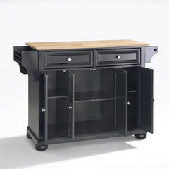 Crosley Alexandria 51.50 Inch Wood Top Full Size Kitchen Island/Cart - KF30001A - The Home Selection