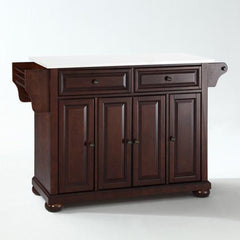 Crosley Alexandria 52 Inch Granite Top Full Size Kitchen Island/Cart - KF30005A - The Home Selection