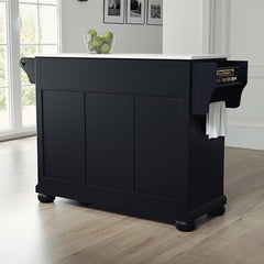 Crosley Alexandria 52 Inch Granite Top Full Size Kitchen Island/Cart - KF30005A - The Home Selection