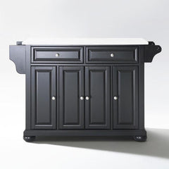 Crosley Alexandria 52 Inch Granite Top Full Size Kitchen Island/Cart - KF30005A - The Home Selection