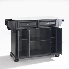 Crosley Alexandria 52 Inch Granite Top Full Size Kitchen Island/Cart - KF30005A - The Home Selection