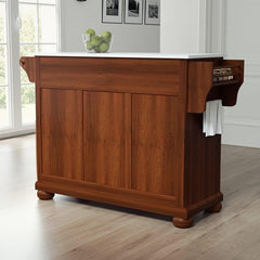 Crosley Alexandria 52 Inch Granite Top Full Size Kitchen Island/Cart - KF30005A - The Home Selection