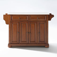 Crosley Alexandria 52 Inch Granite Top Full Size Kitchen Island/Cart - KF30005A - The Home Selection