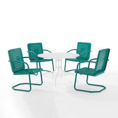 Crosley Bates 101 Inch 5pc Outdoor Metal Dining Set - KO10017 - The Home Selection