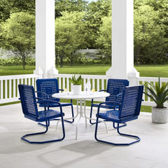 Crosley Bates 101 Inch 5pc Outdoor Metal Dining Set - KO10017 - The Home Selection