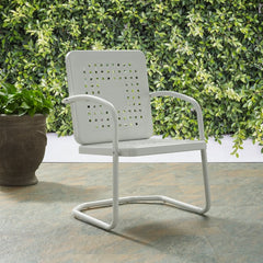 Crosley Bates 22 Inch 2pc Outdoor Metal Chair Set - CO1025 - The Home Selection