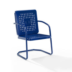 Crosley Bates 22 Inch 2pc Outdoor Metal Chair Set - CO1025 - The Home Selection