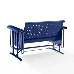 Crosley Bates 48 3/4 Inch Outdoor Metal Loveseat Glider - CO1024 - The Home Selection