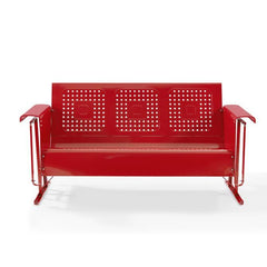 Crosley Bates 65 3/4 Inch Outdoor Metal Sofa Glider - CO1023 - The Home Selection